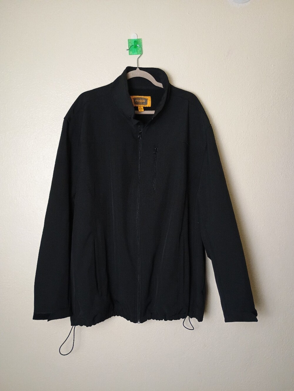 The Foundry Supply Co. 3XL Black Zip Jacket Relaxed Fit